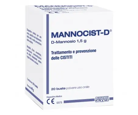 Mannocist-D Trattamento e Prevenzione Cistiti | 20 Bustine Monodose