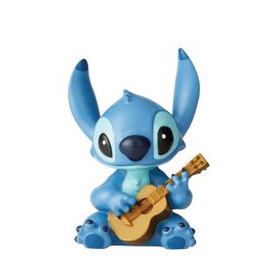DISNEY Statuina “Stitch con chitarra” in resina – 6 x 6 x h 9 cm